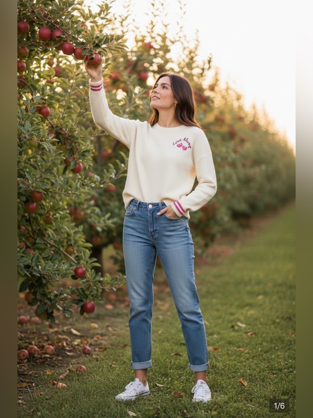 NWT Lilly Pulitzer Coconut Sweater Cream Love Always Knit Preppy Size S